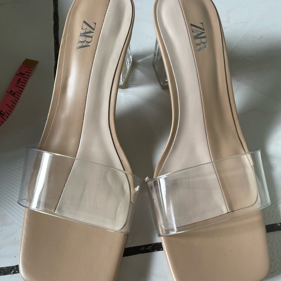 ZARA clear sandal